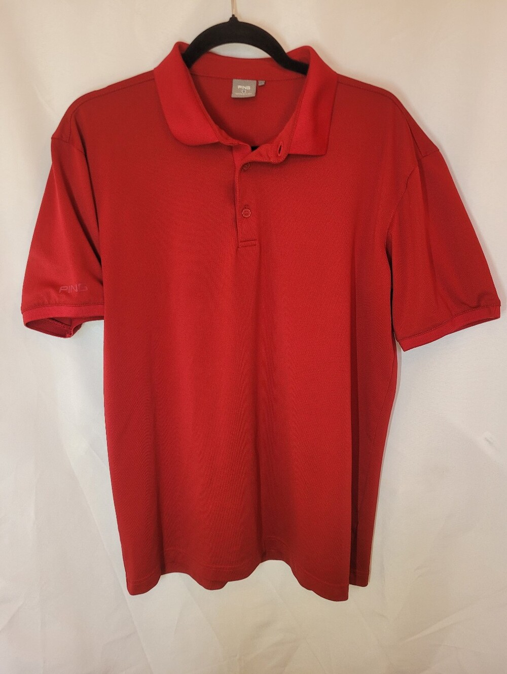 PING Men's Golf Performance Polo Red Large